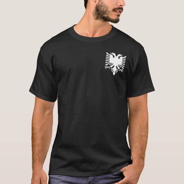 Albanian Eagle Minimalist  T-Shirt (Vorderseite)