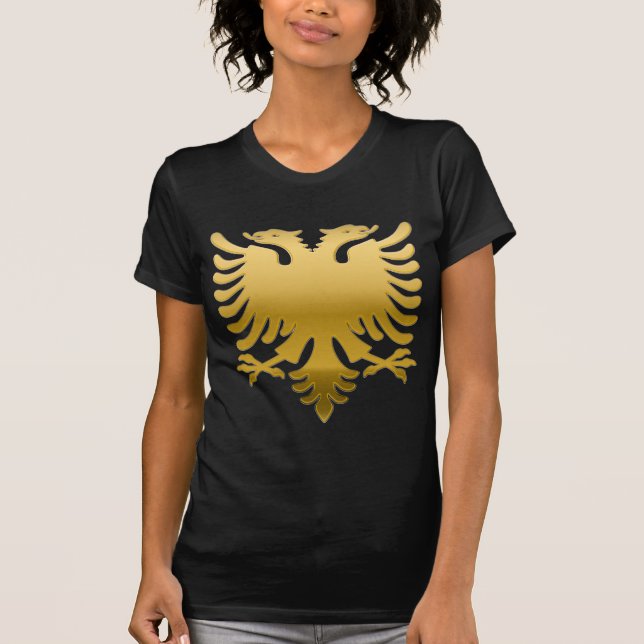 Albanian Gold Eagle 3D T-Shirt (Vorderseite)