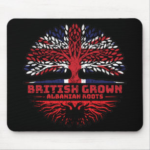 Albanien Albanien Vereinigtes Königreich British T Mousepad