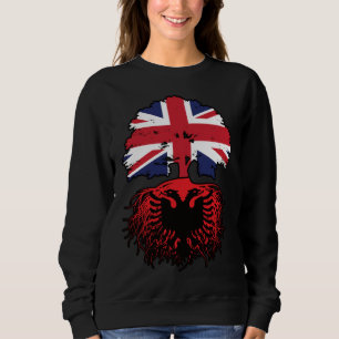 Albanien Albanien Vereinigtes Königreich Großbrita Sweatshirt