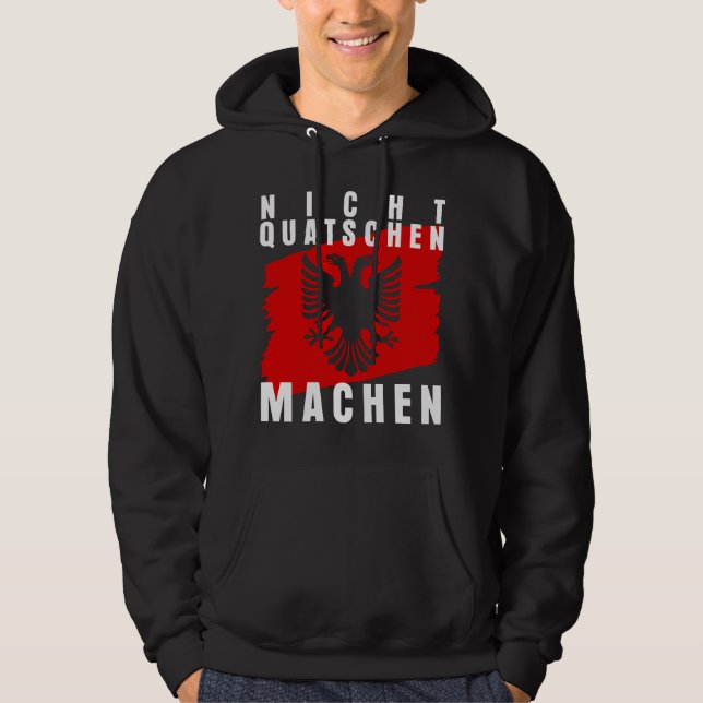 Albanien - Albanienflagge Weit-Albaner Hoodie (Vorderseite)