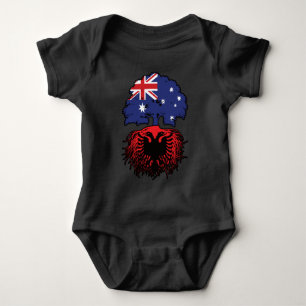 Albanien Albanisch Australische Australische Tree Baby Strampler