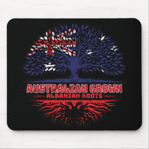 Albanien Australien Treots Roots Mousepad