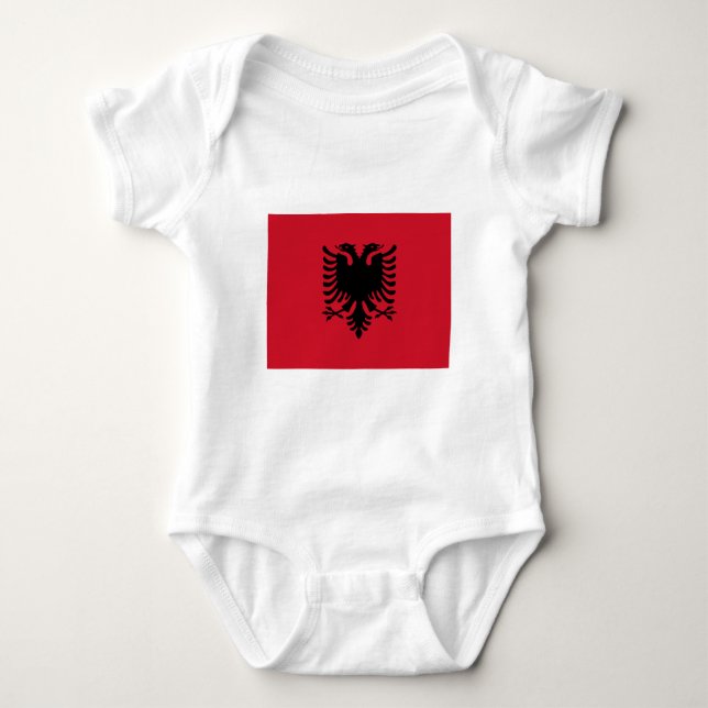 Albanien Baby Strampler (Vorderseite)