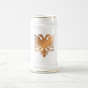 Albanien Bierglas