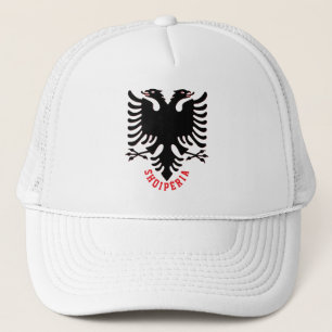 Albanien Doppelkopfadler Truckerkappe