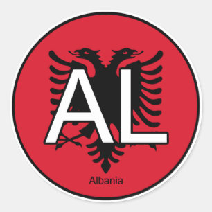 Albanien Euro Sticker