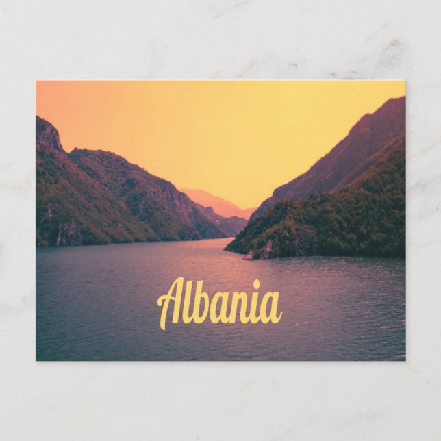 Albanien Europa Beach Balkan Halbinsel Postkarte (Vorderseite)