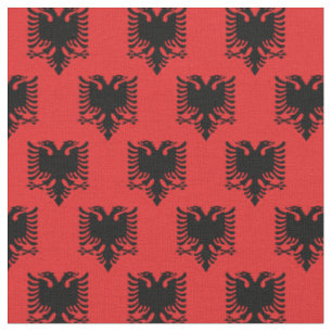 Albanien Flag & Albanien Trendy Fabric /mode Stoff