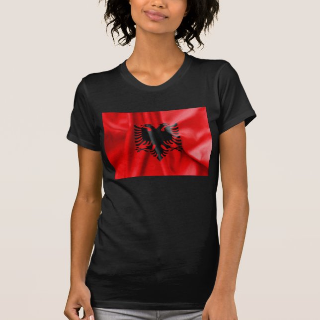 Albanien Flag Tee Shirt (Vorderseite)