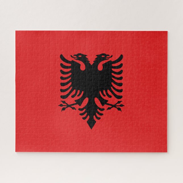 Albanien-Flagge (Horizontal)
