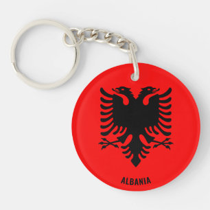 Albanien Flagge Charming Patriotic Schlüsselanhänger