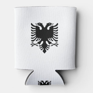 Albanien-Flagge Dosenkühler