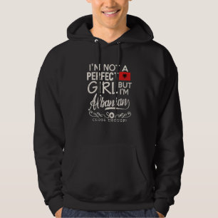 Albanien Flagge Mädchen Albanischer Prix Souvenir Hoodie