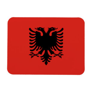 Albanien-Flagge Magnet