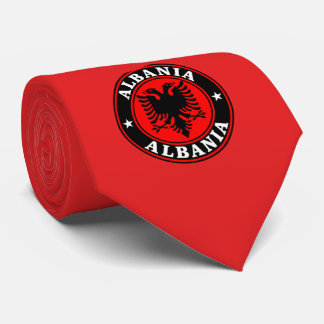 Albanien-Flagge Schlips, stilvolle albanische Flag Krawatte