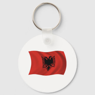 Albanien Flagge Schlüsselanhänger