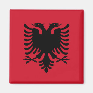 Albanien-Flaggen-Magnet Magnet
