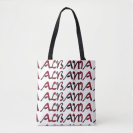 Albanien Flaggenfarben Typografie Europäisches Lan Tasche