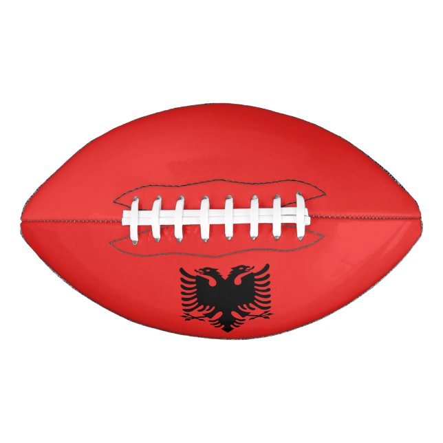 Albanien Flaggenfußball Football (Vorderseite)
