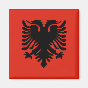 Albanien Hochwertige Flagge Magnet