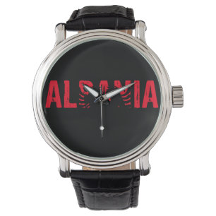 Albanien, I Liebe Albanien Armbanduhr