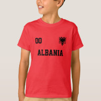 Albanien Individuelle Name und Nummer Fußball Jers