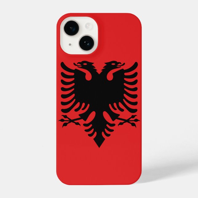 Albanien iPhone 14 Hülle (Rückseite)