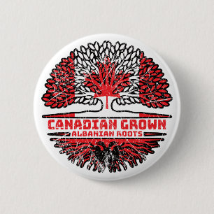 Albanien Kanadische Treuhandflagge Albanien Button
