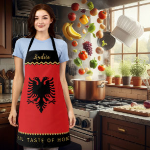 Albanien Koch Schürze, albanische Flagge Schürze
