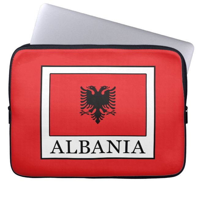 Albanien Laptopschutzhülle (Vorderseite)