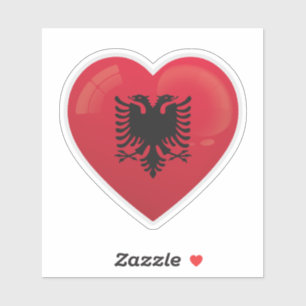 Albanien-Liebe Aufkleber