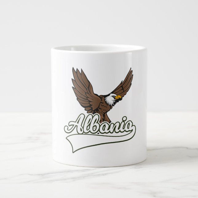 Albanien - Logo Jumbo-Tasse (Vorderseite)