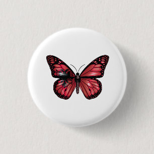 Albanien Monarque Butterfly Flag Button