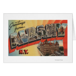 Albanien, New York - große Buchstabe-Szenen 2