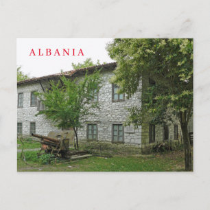 Albanien Peza-Gebäude Postkarte