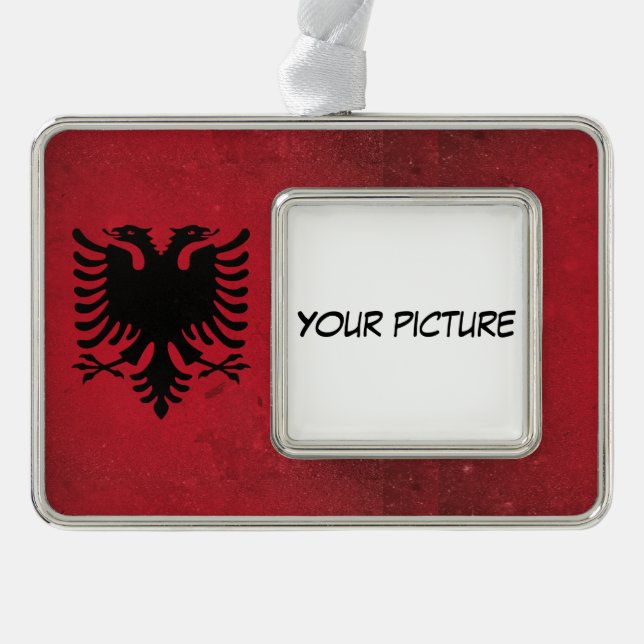 Albanien Rahmen-Ornament Silber (Vorderseite)