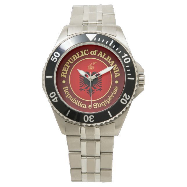 Albanien (rd) armbanduhr (Vorderseite)