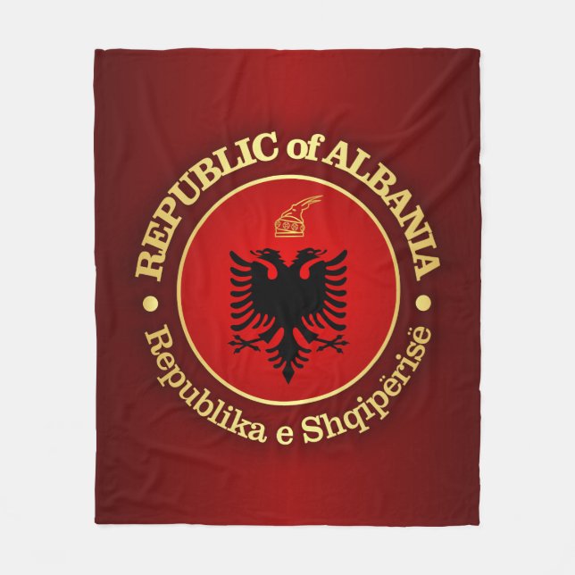 Albanien (rd) fleecedecke (Vorderseite)