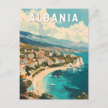 Albanien Reise Kunst Vintage