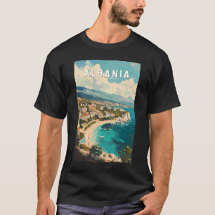 Albanien Reise Kunst Vintage T-Shirt
