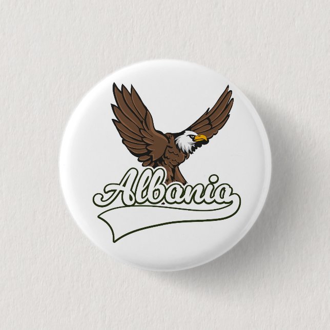 Albanien Reise Logo Button (Vorderseite)