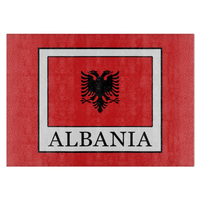 Albanien Schneidebrett (Vorderseite)