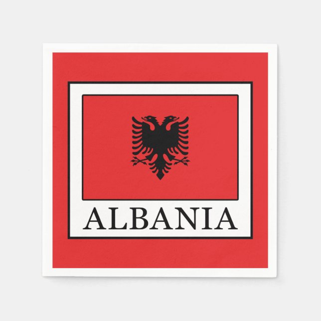 Albanien Serviette (Vorderseite)
