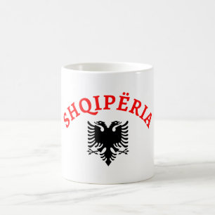 Albanien und Adler - Shqiperia dhe shqiponja Kaffeetasse