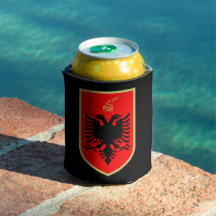 Albanien-Wappen Dosenkühler
