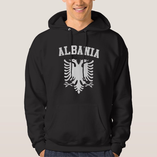 Albanien-Wappen Hoodie (Vorderseite)