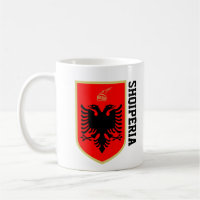 Albanien-Wappen Kaffee-Tasse