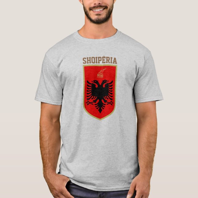 Albanien-Wappen T-Shirt (Vorderseite)