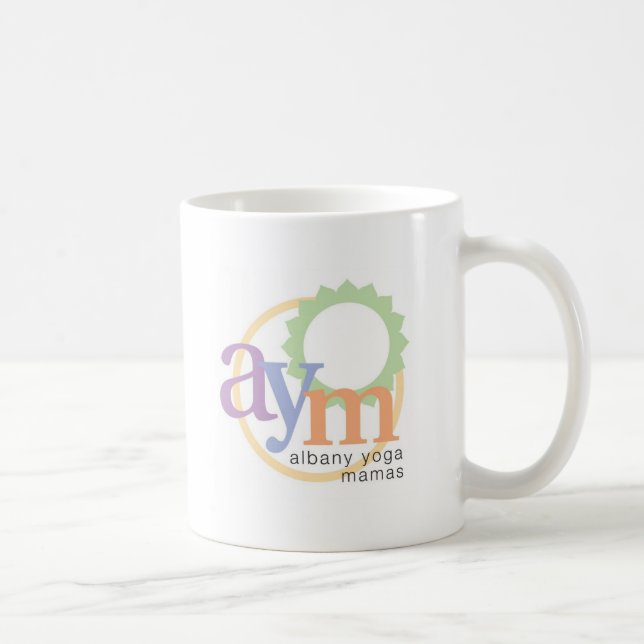 Albanien-Yoga-Mutter Mug Kaffeetasse (Rechts)